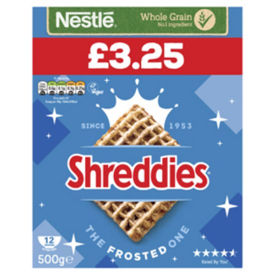 Picture of Nestle Frosted Shreddies PM£3.25 500g x6